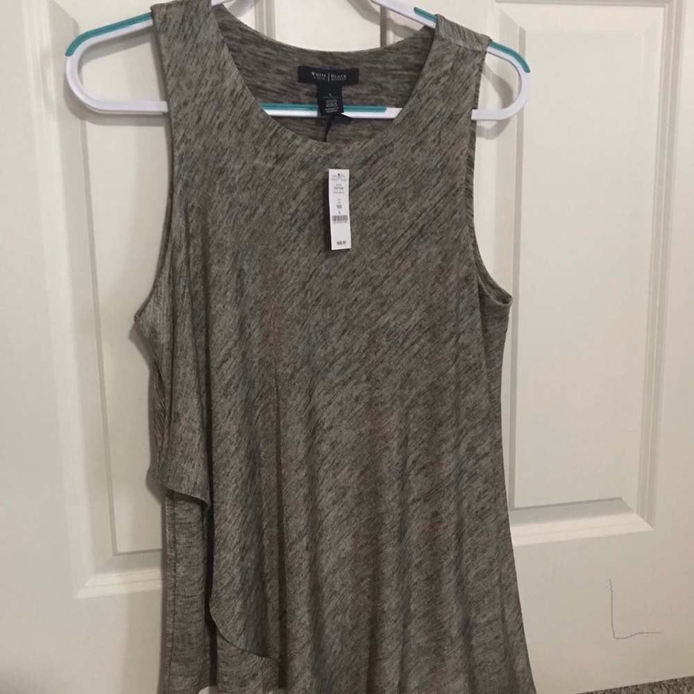 White House Black Market sleeveless tunic